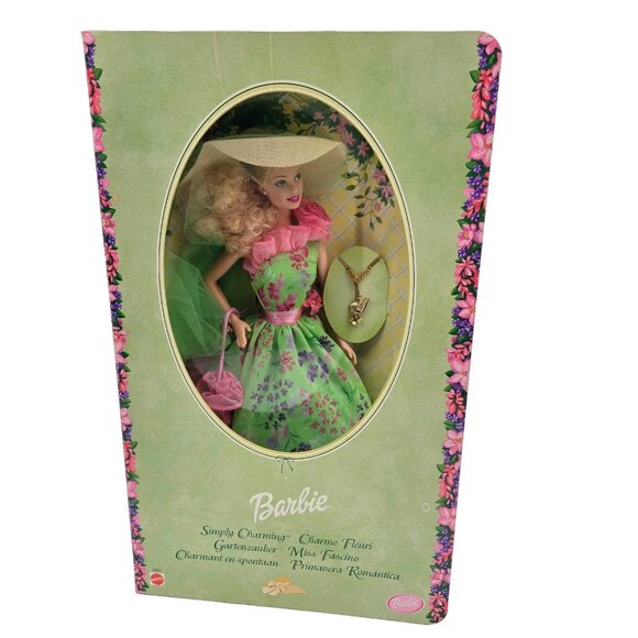 Simply Charming Barbie Doll Blonde Special Edition 2001 Mattel 54241 NRFB Read - Picture 1 of 16